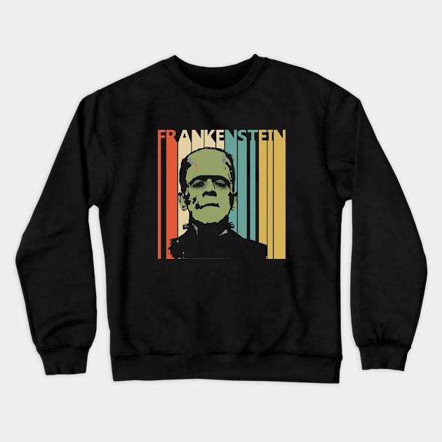 Vintage Retro 1980s Frankenstein Crewneck Sweatshirt by GWENT